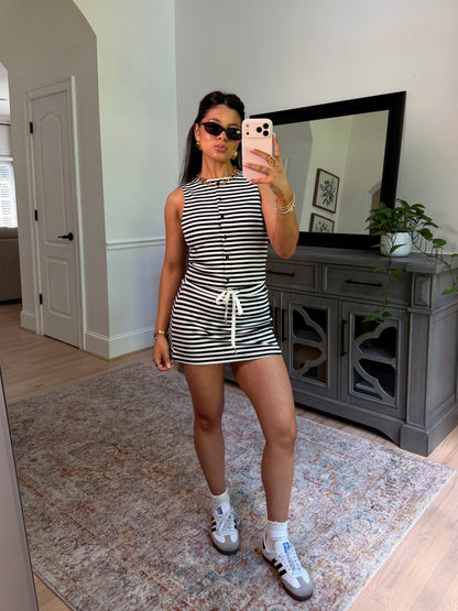 Cool Girl Striped Skort Set