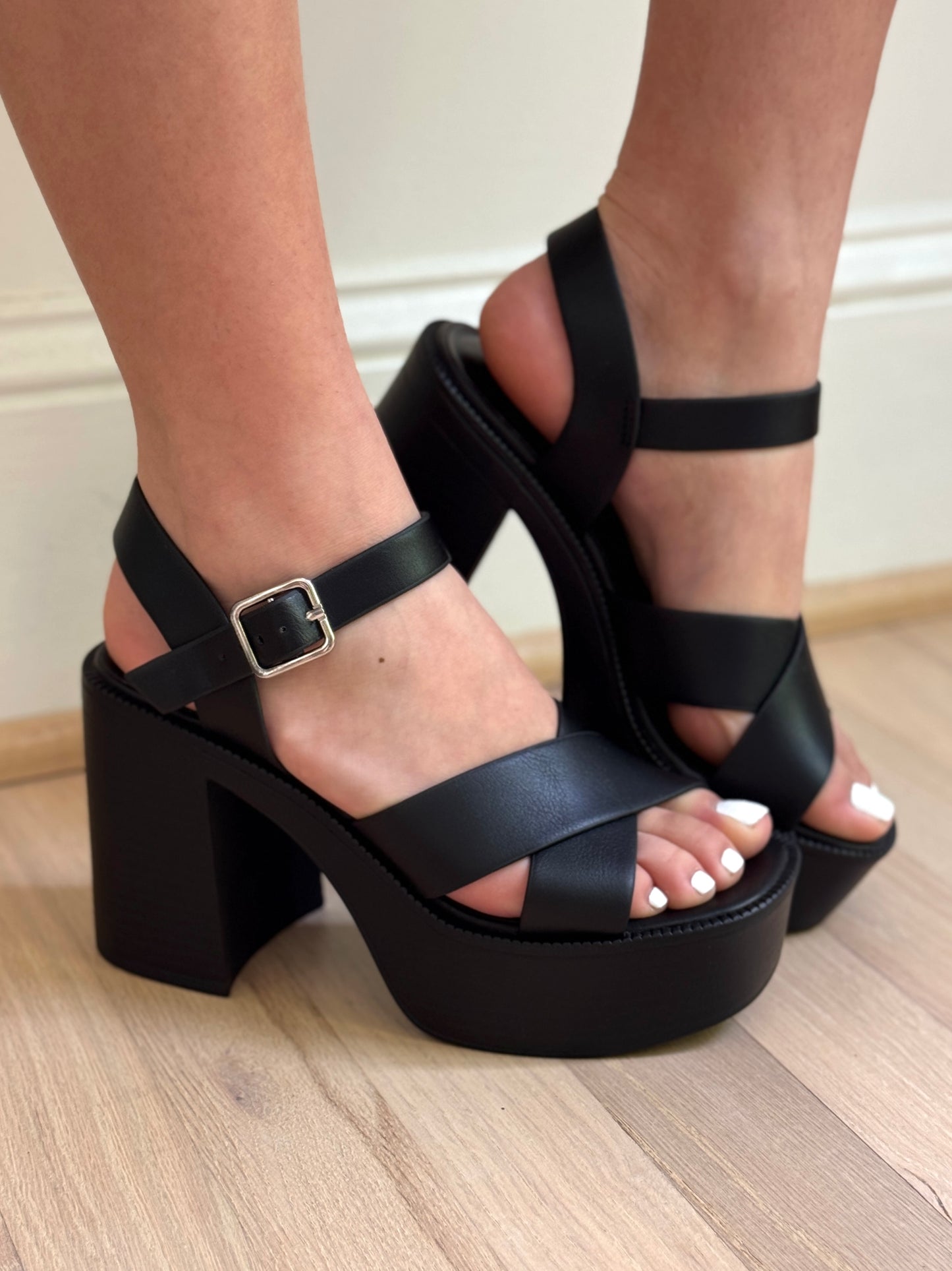 Black Platform Heels