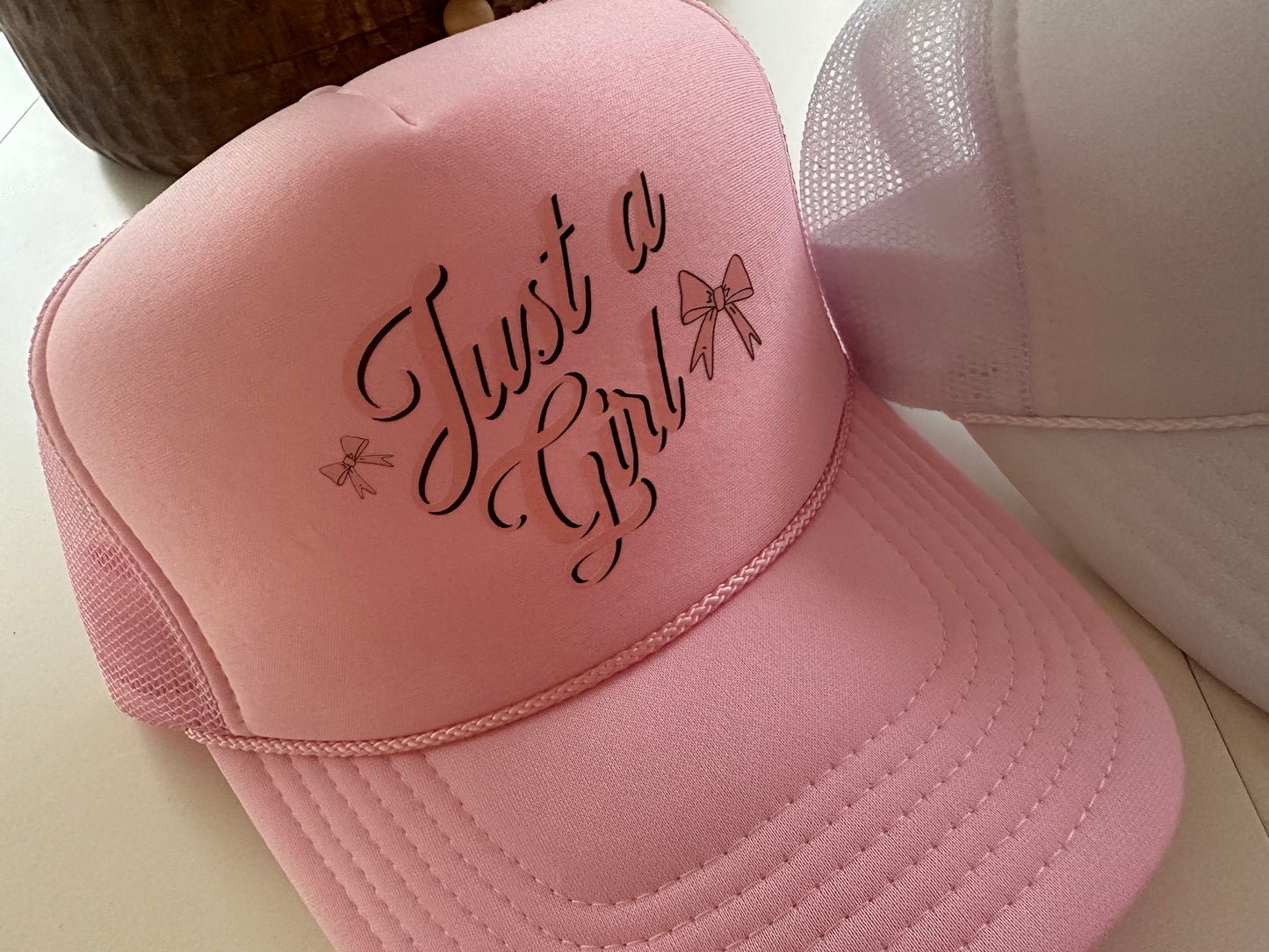 Coquette Pink Trucker Hat