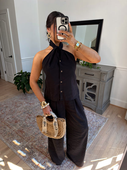 Marbella Halter & Pants Set