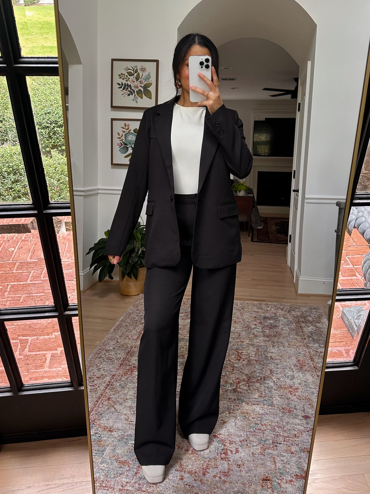 Black Blazer & Trouser Set