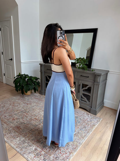 Santorini Breeze Midi Dress