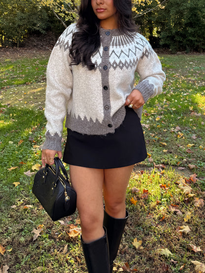 Nordic Haven Knit Cardigan