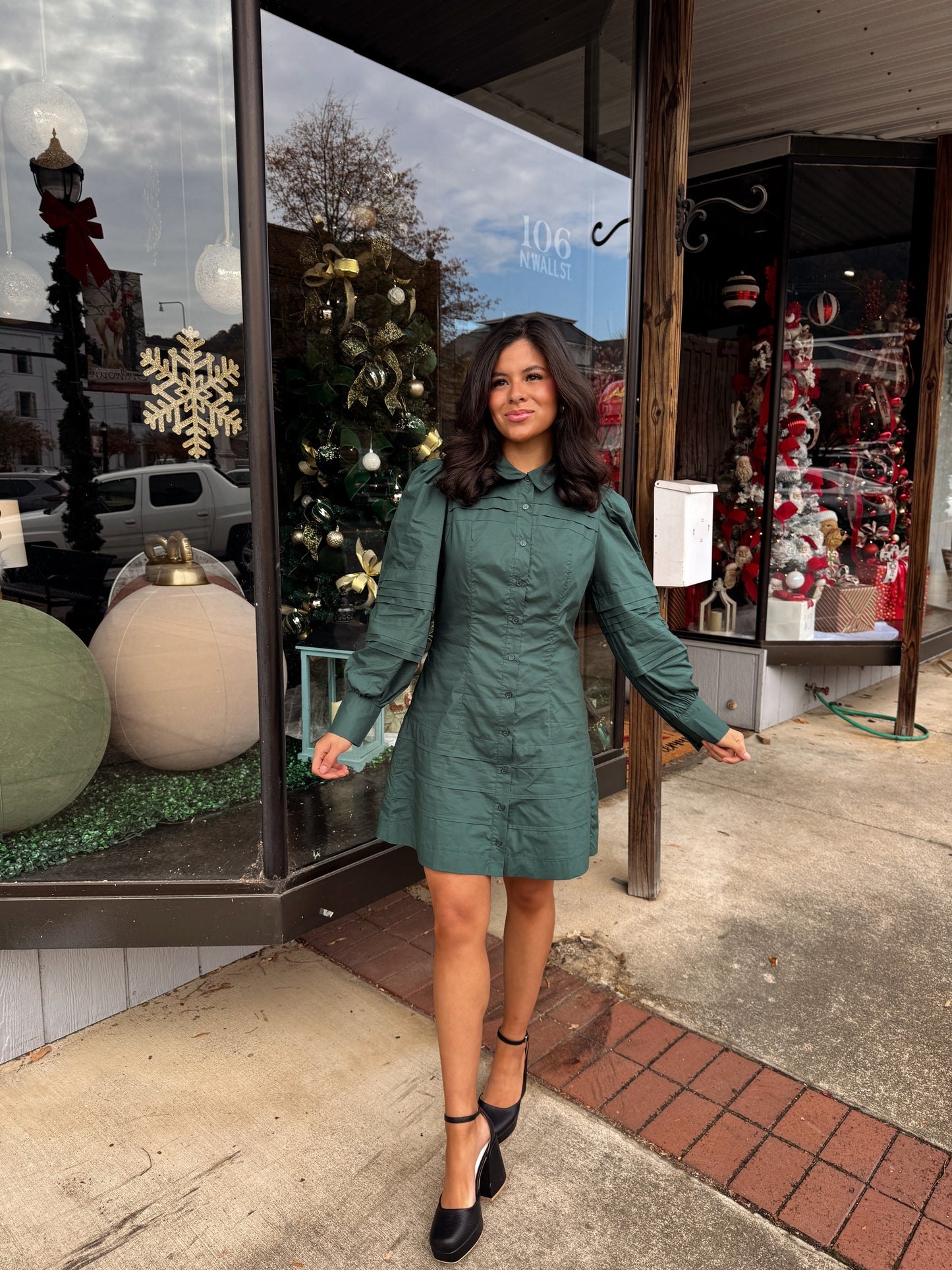 The Evergreen Elegance Dress