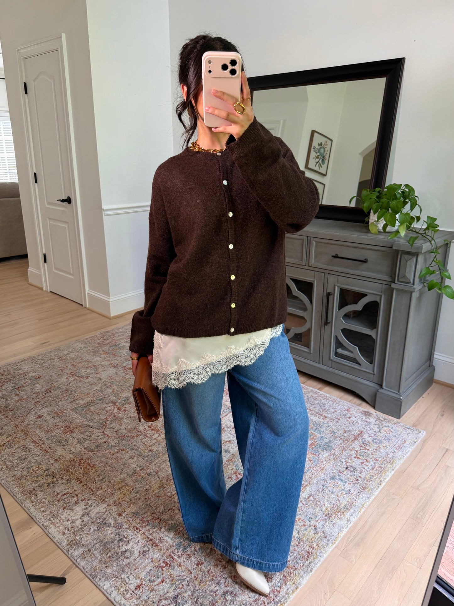 Hot Chocolate Brown Cardigan
