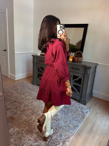 The Rich Roast Plum Dress