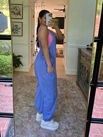 Periwinkle Slouchy Jumpsuit