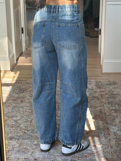 Denim Barrel Jeans