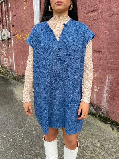 Ocean Knit Vest Dress