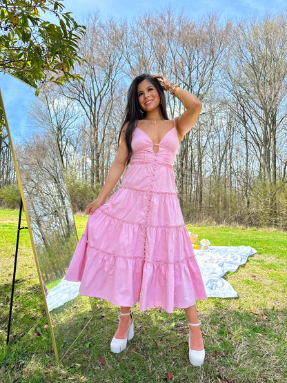 Cherry Blossom Midi Dress