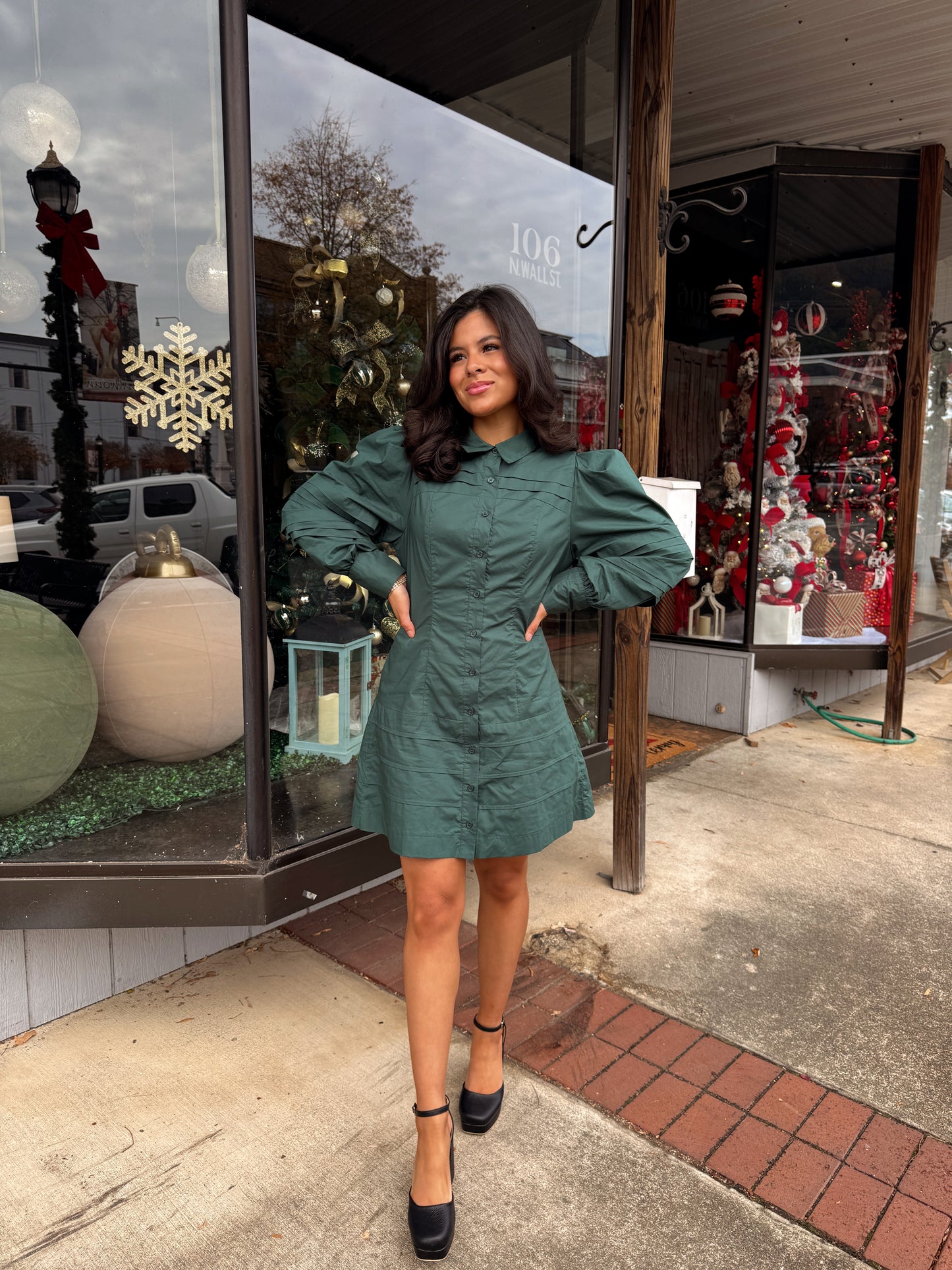 The Evergreen Elegance Dress