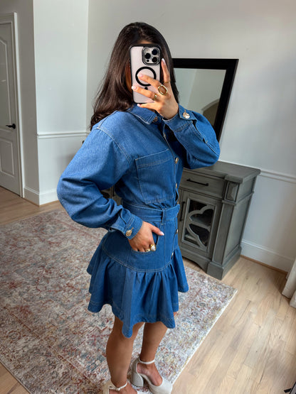 Classy Jolie Denim Dress