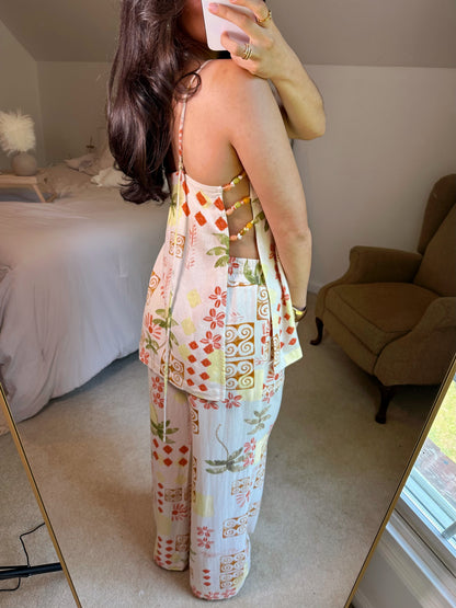 Island Time Printed Top & Pants Set