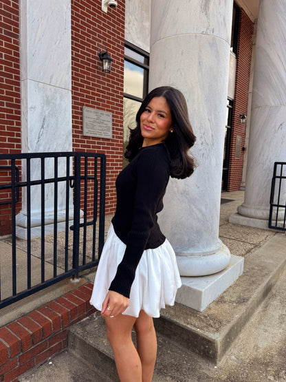 The Elise Classic Sweater Mini Dress