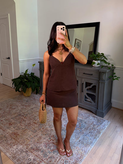 Driftwood Linen Skirt