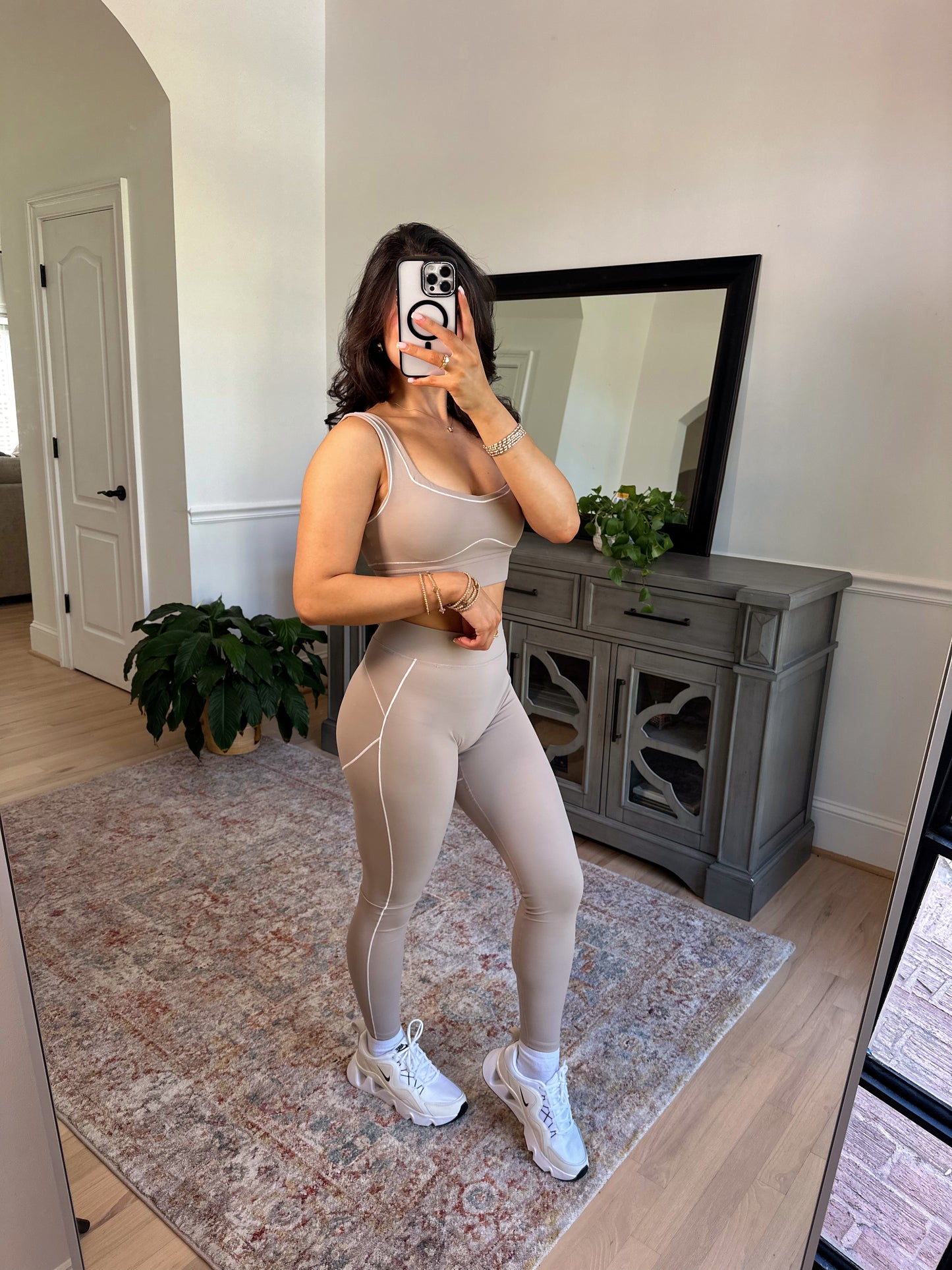 Smokey Taupe Contour Leggings