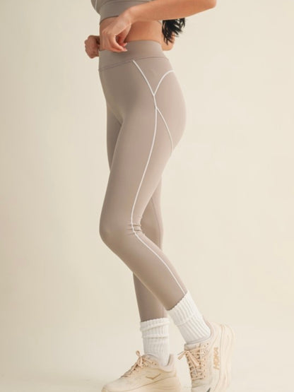 Smokey Taupe Contour Leggings