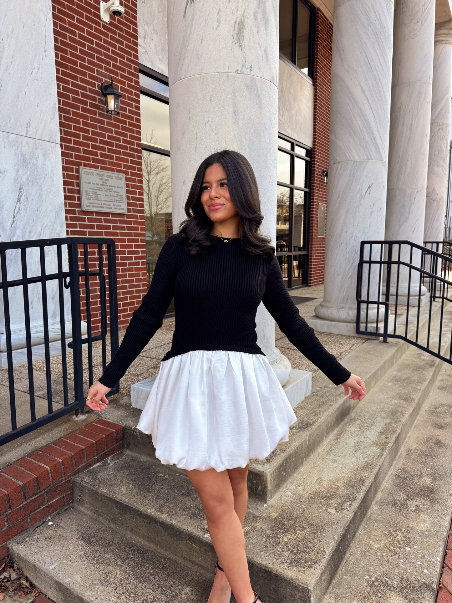 The Elise Classic Sweater Mini Dress