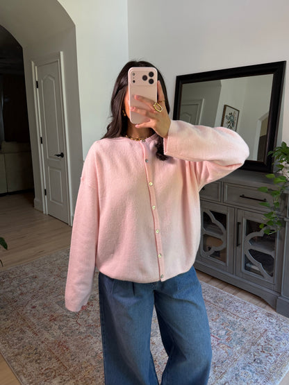 Baby Pink Cardigan
