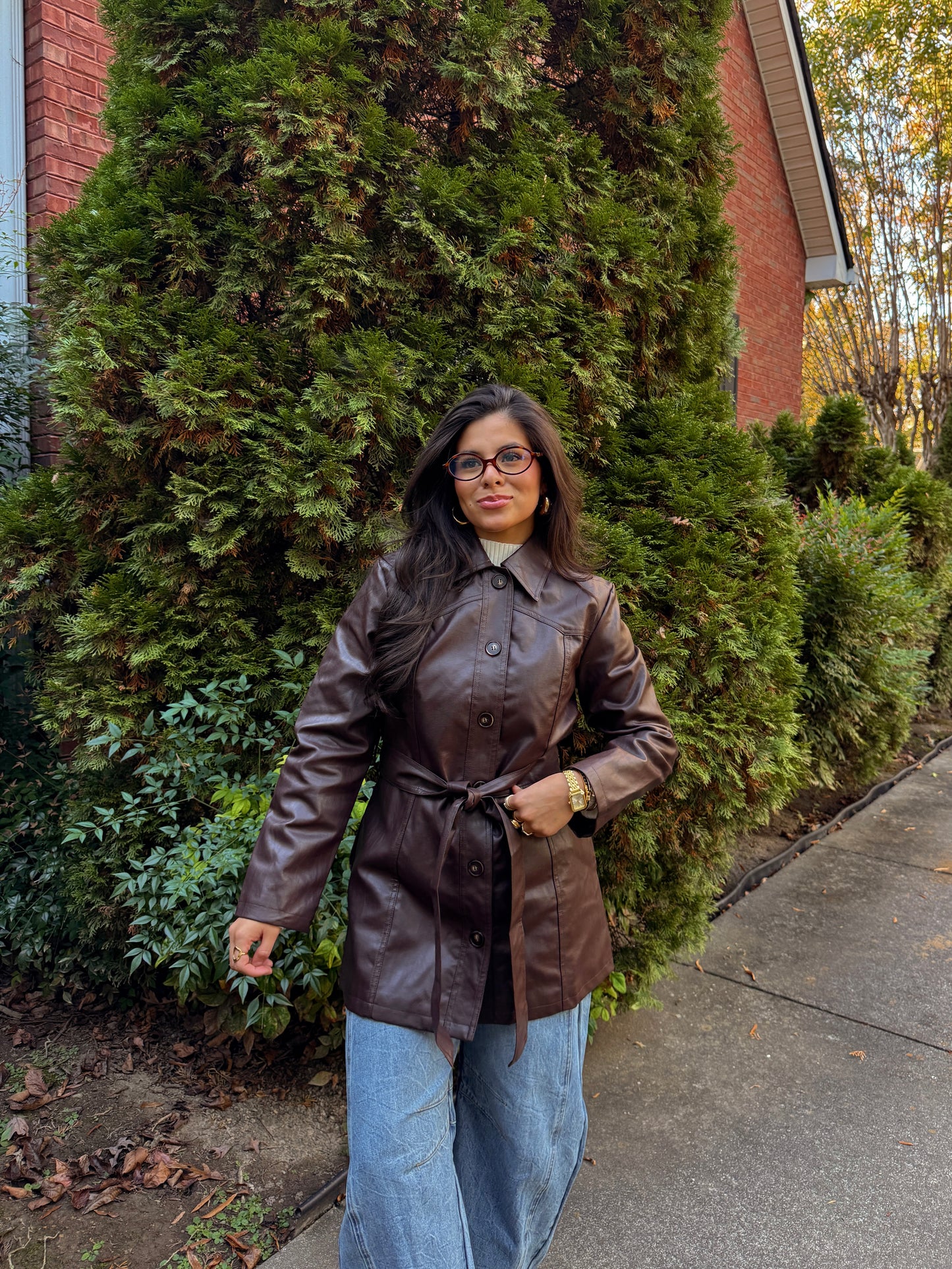 Midnight Brown Heritage Trench Coat