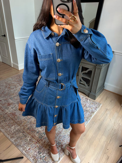 Classy Jolie Denim Dress