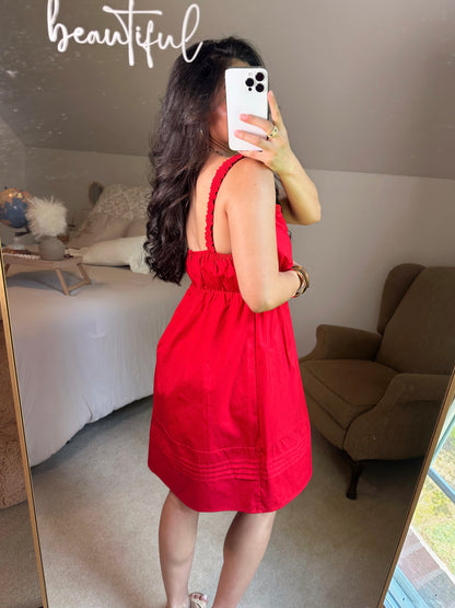 Red Babydoll Dress