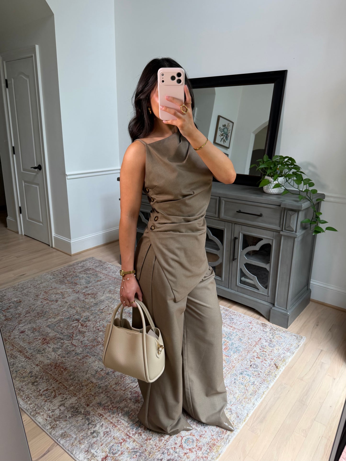 The Chestnut Mocha Top & Pant Set