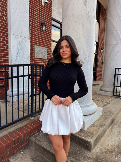 The Elise Classic Sweater Mini Dress