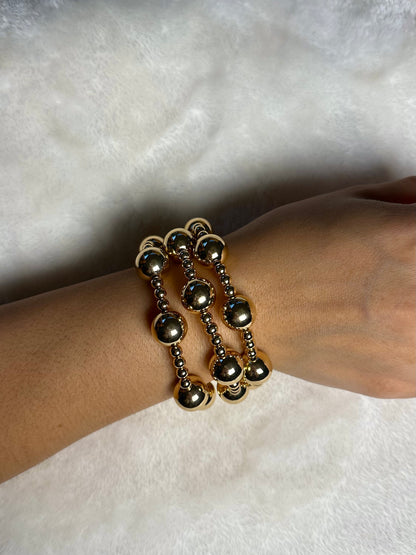 Set of 3 Mixed Beads Bracelet