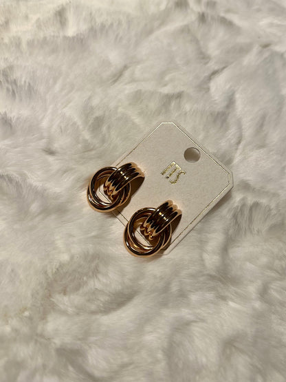 Multi Hoop Gold Earrings