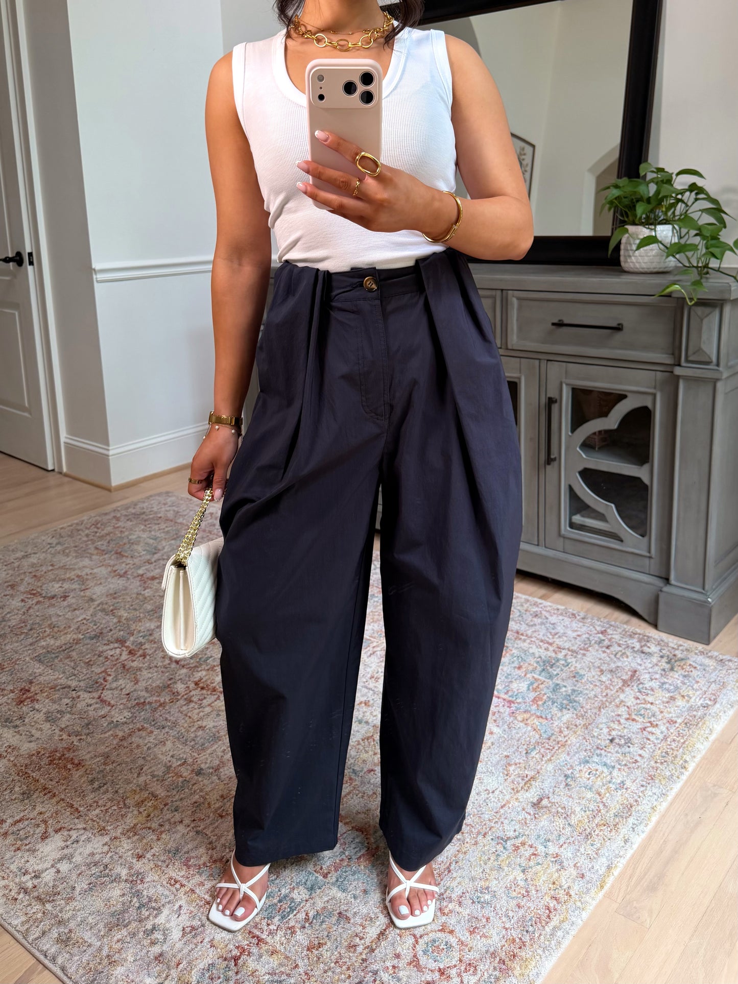 Eastside Parachute Trouser Pants (Navy)