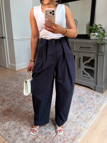 Eastside Parachute Trouser Pants (Navy)