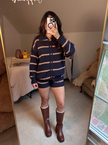 Midnight Mocha Knit Set