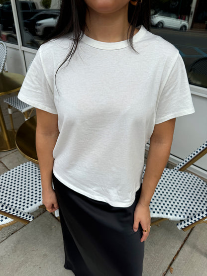 Elevated Basic White Tee