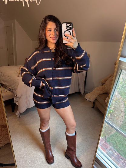 Midnight Mocha Knit Set