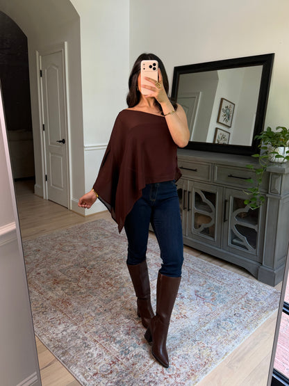 City Girl One-Shoulder Top