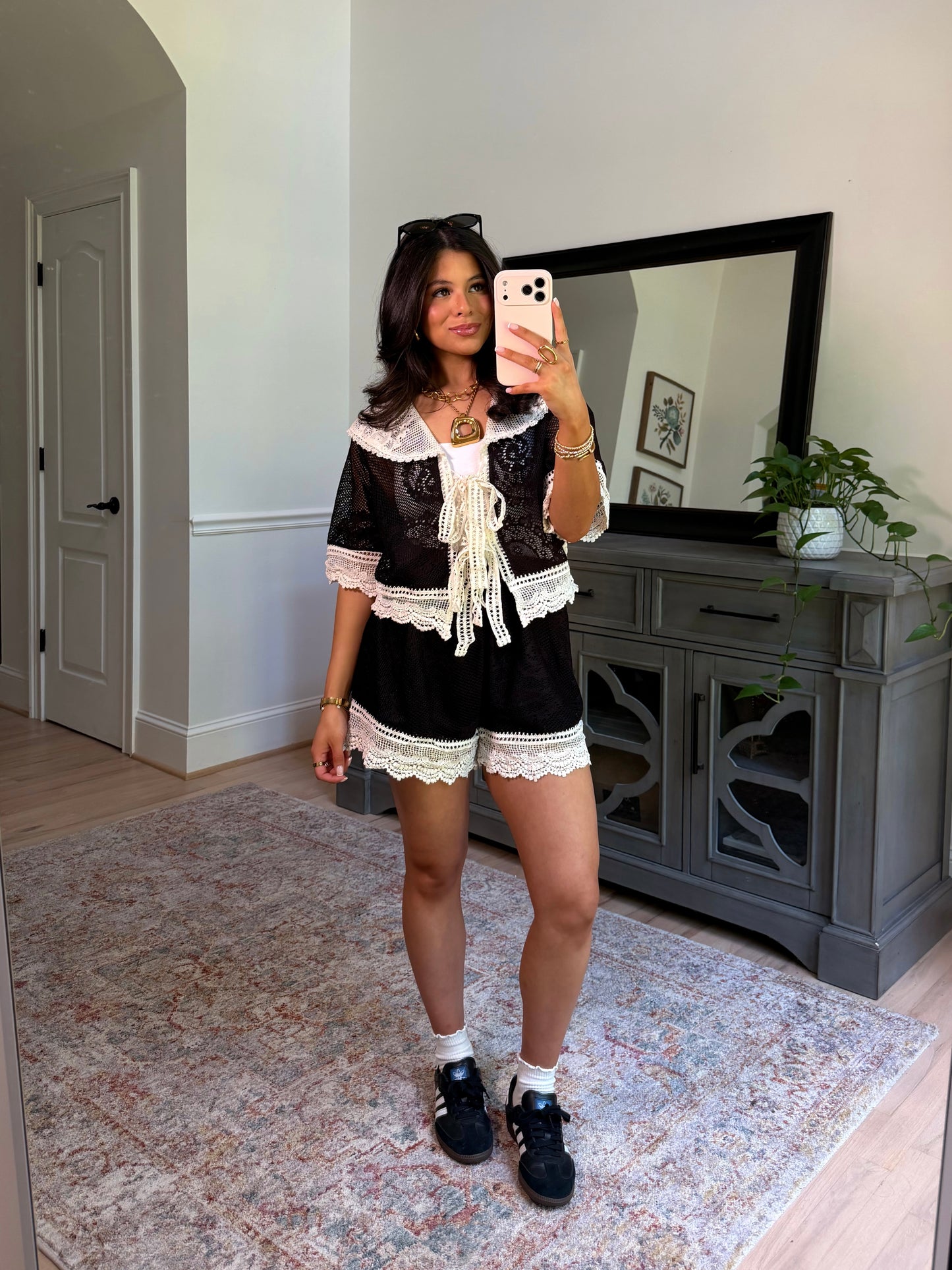Vivienne Lace Knit Set