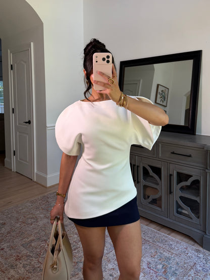 Navy Luxe Skort