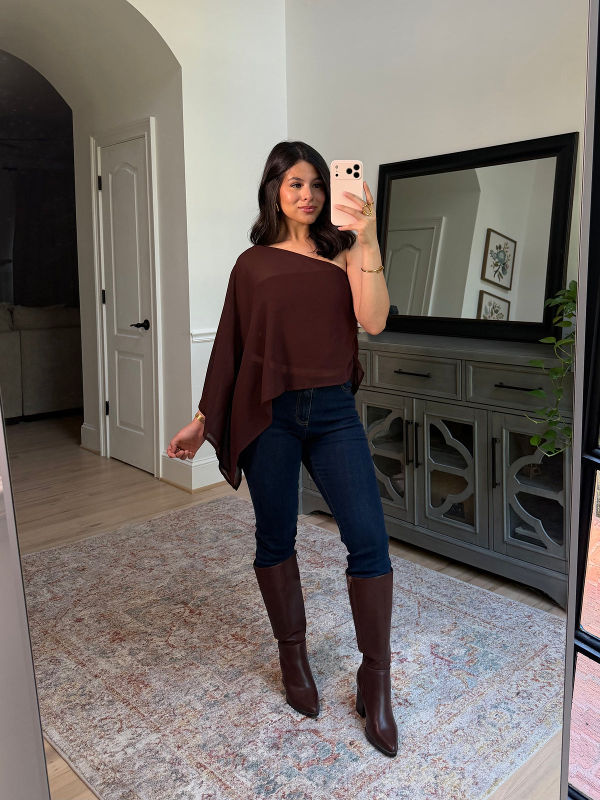 City Girl One-Shoulder Top