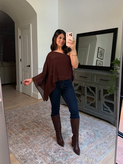 City Girl One-Shoulder Top