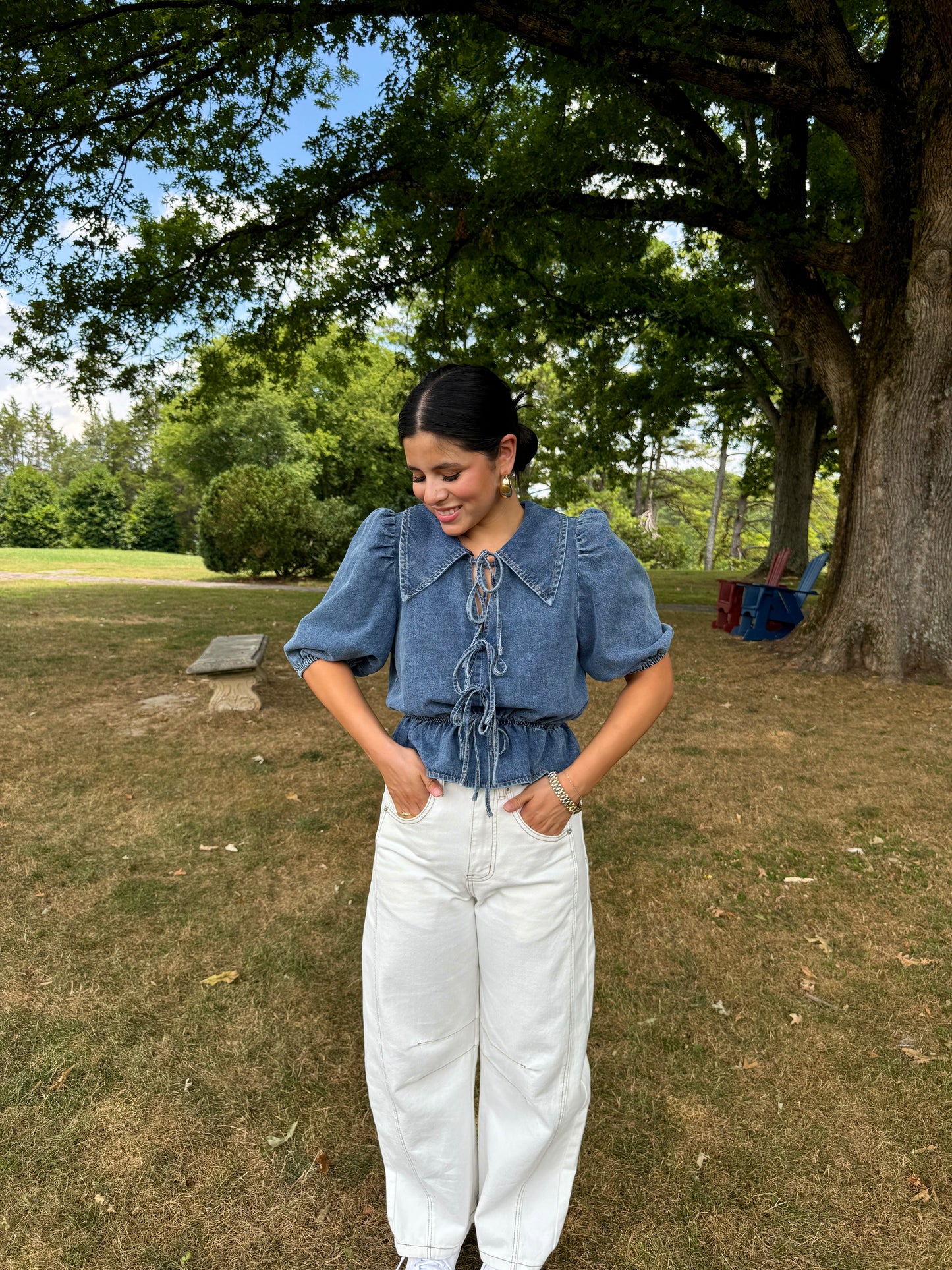 Blue Jean Baby Top