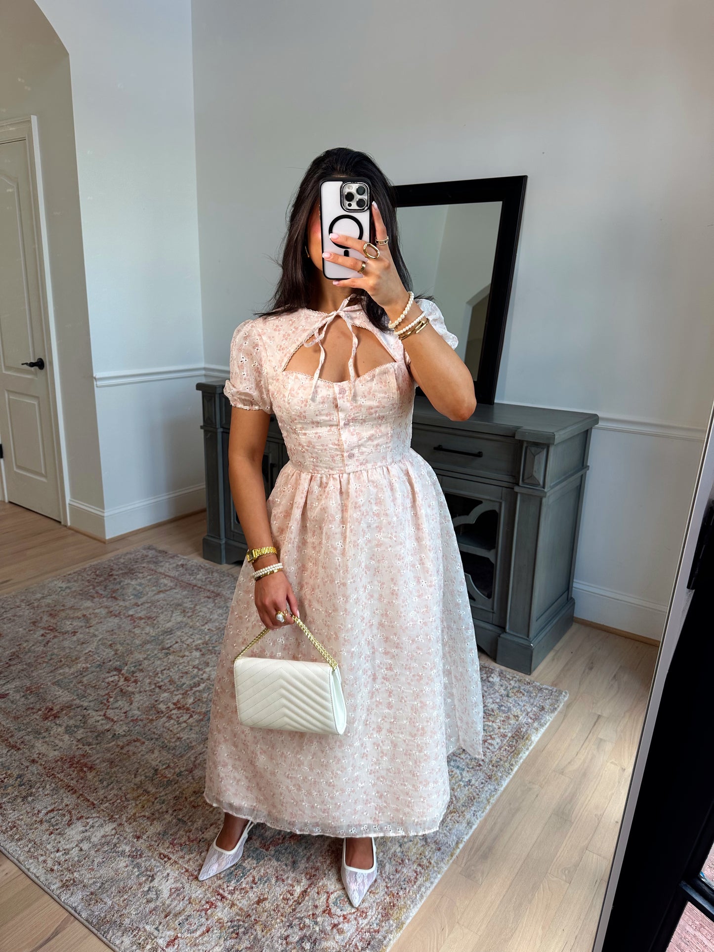 Fiore Elegance Midi Dress