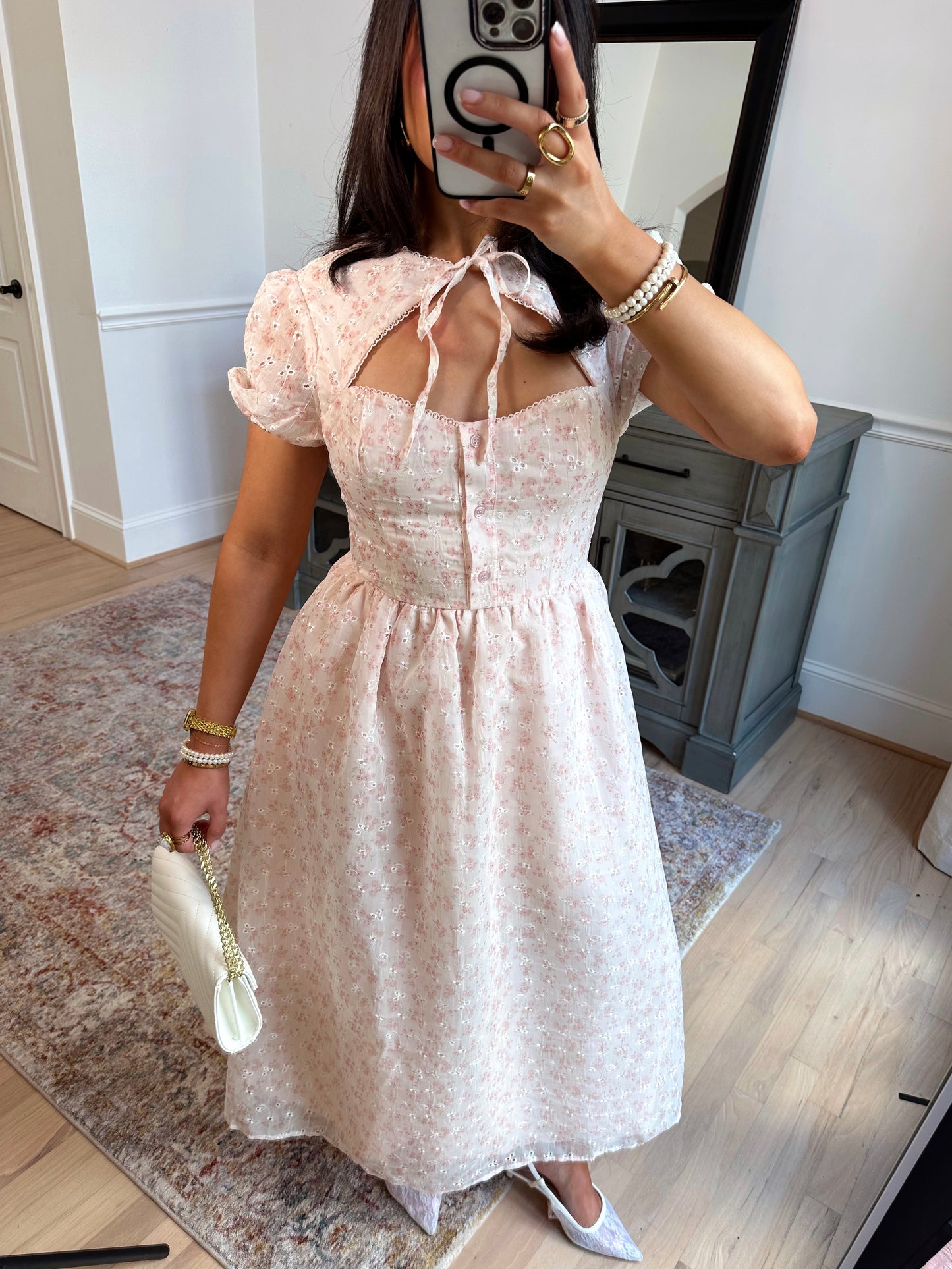 Fiore Elegance Midi Dress