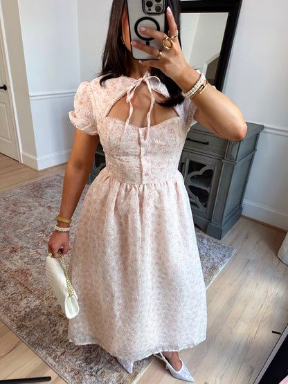 Fiore Elegance Midi Dress