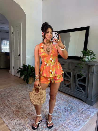 Tropical Fruit Paradise Shorts