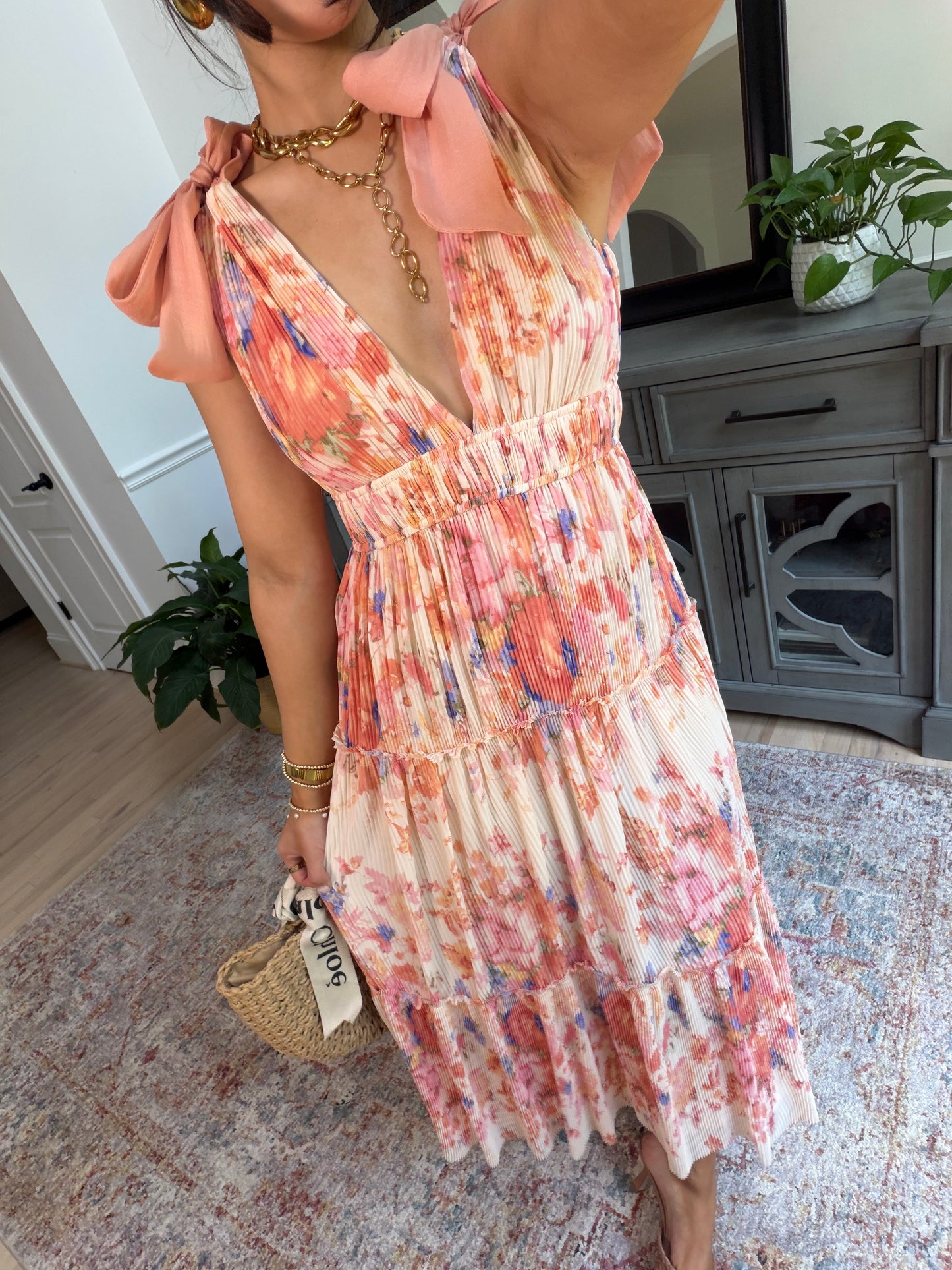 Summer Garden Midi Dress