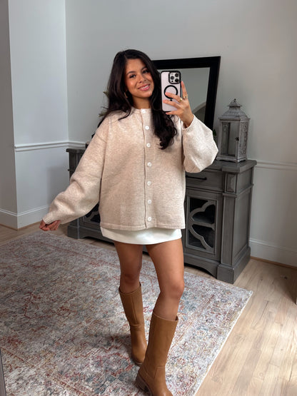 Sunday Stroll Oversized Cardigan