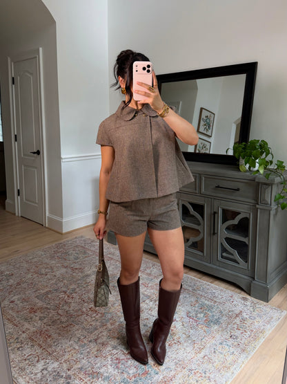 The Blair Houndstooth Top