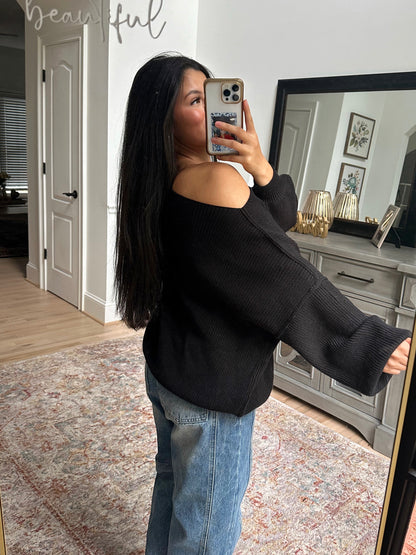 Black Slouchy Sweater