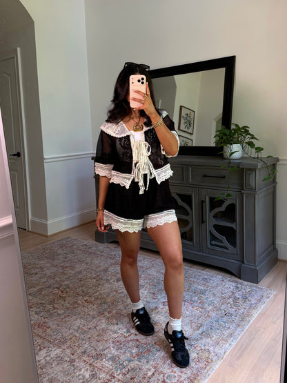Vivienne Lace Knit Set